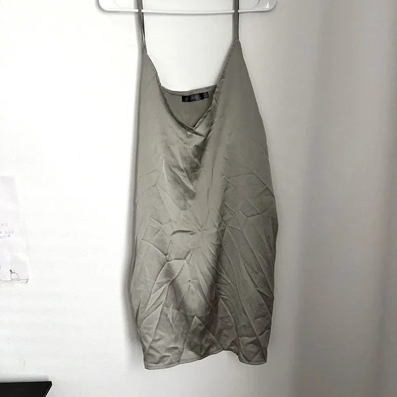 missguided satin slip dress MISSGUIDED Lace Trim Satin Slip Empire Waist Maxi Long DressMISSGUIDED
